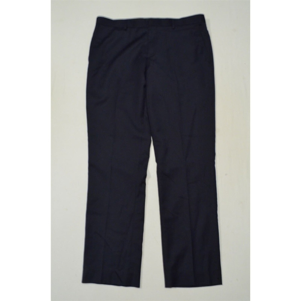 Jack Threads 36‎ x 32 Navy Blue Flat Front Straight Dress Pants